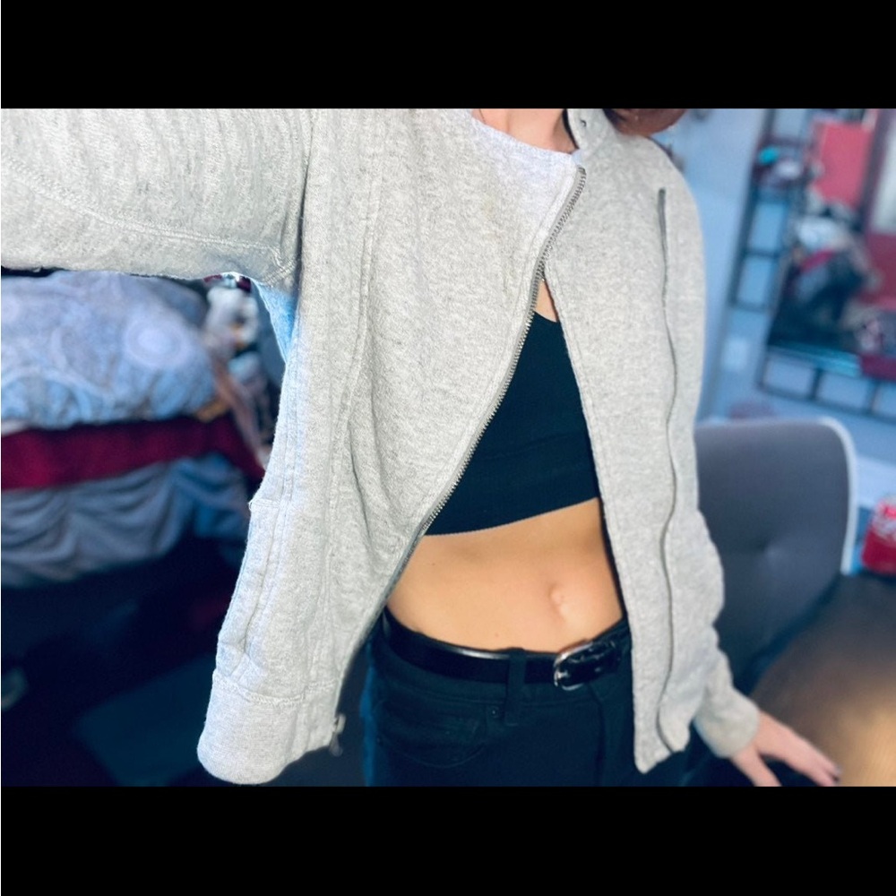 Gray zip up - Picture 11 of 13